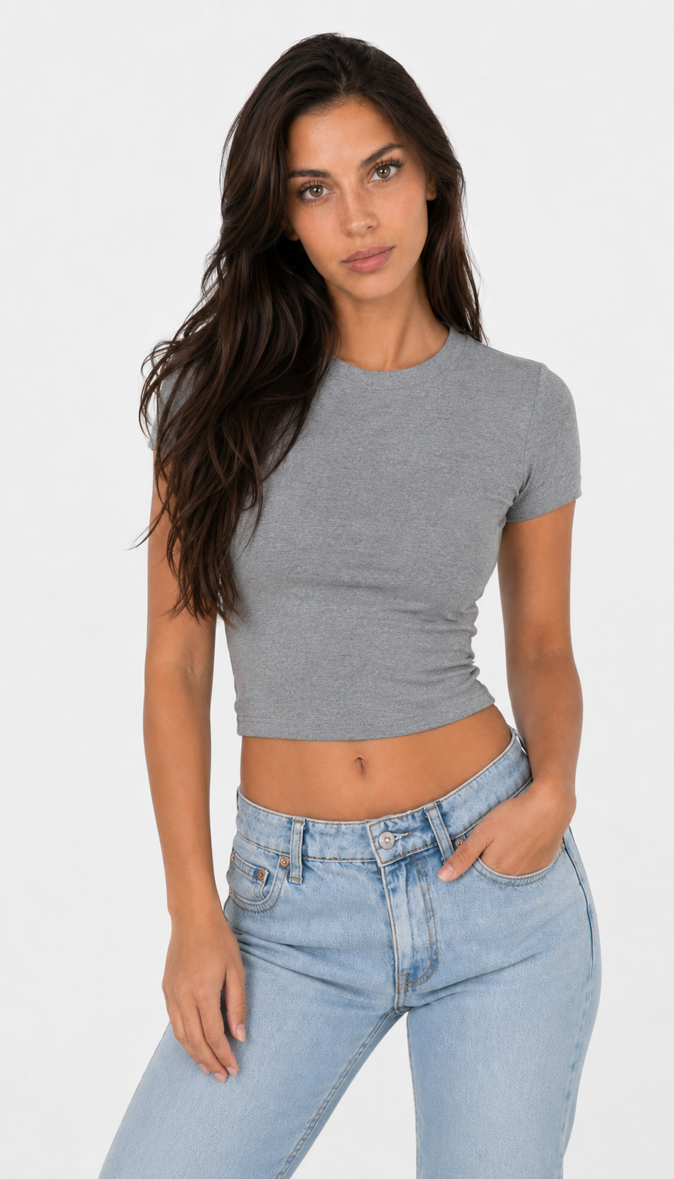Beige Crop